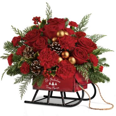 Vintage Sleigh Bouquet