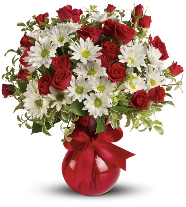 Red, White And You Bouquet