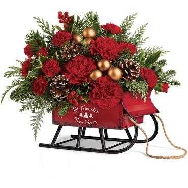 Vintage Sleigh Bouquet