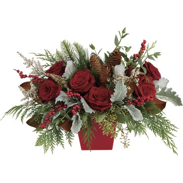 Winter Blooms Centerpiece