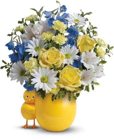 Sweet Peep Bouquet - Baby Blue