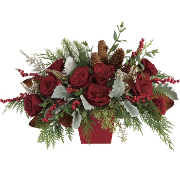 Winter Blooms Centerpiece