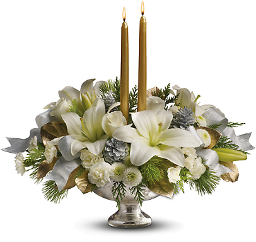 Silver And Gold Centerpiece