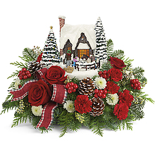 Thomas Kinkade\'s Warm Winter Wishes Bouquet