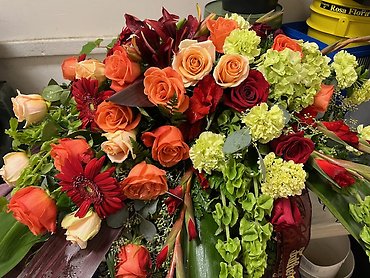 Tropical Casket Spray