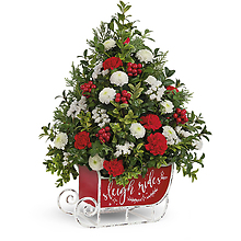  Festive Sleigh Tree Bouquet